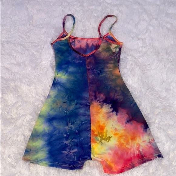 TIE-DYE MULTI COLORED Romper - Picture 2 of 2